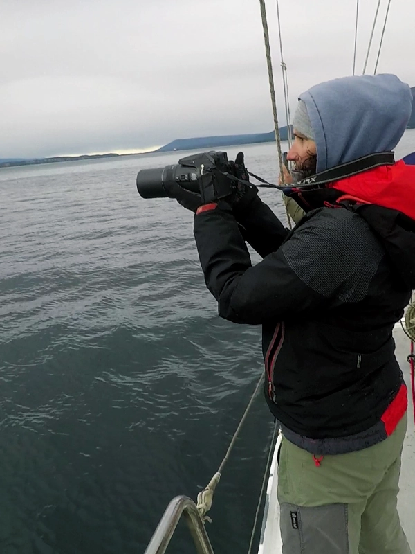 Sailboat Ksar Expeditions in Tierra del Fuego: Embark on a unique adventure with Sailboat Ksar, designed for photographers, drone operators, and scientists. Navigate the stunning Canal Beagle and explore Ushuaia, the End of the World, capturing breathtaking landscapes and diverse wildlife. Our expeditions offer the perfect platform for landscape and wildlife photography, providing unparalleled access to Tierra del Fuego's pristine environments. Equipped with advanced technology and spacious decks, the Ksar is ideal for drone enthusiasts seeking to capture the region's dramatic vistas from above. For scientists, our expeditions offer a stable and well-equipped base for conducting research in one of the world's most remote and unspoiled regions. Join us aboard the Sailboat Ksar for an unforgettable journey, where every expedition is tailored to your specific needs, ensuring you get the most out of your time in this extraordinary part of the world. Experience the beauty and mystery of the Beagle Channel and Ushuaia, and let the Ksar be your gateway to the wonders of Tierra del Fuego.